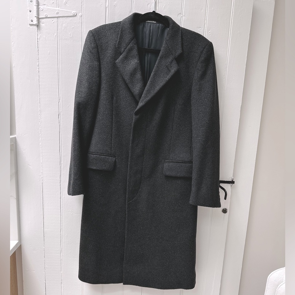 Men’s Vintage Italian Cashmere and Wool Top Coat